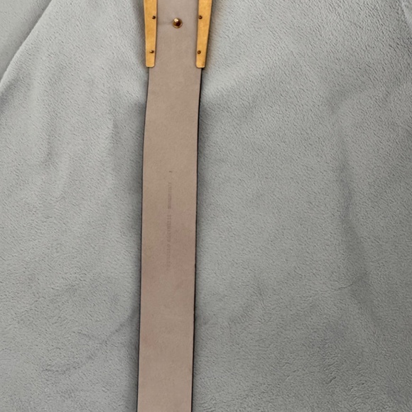 Brunello Cucinelli Suede Leather Belt w/Gold Tone Buckle main image 5
